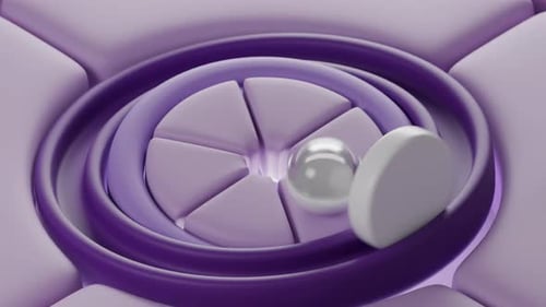 Cloth Ball Bouncing Loop 3D