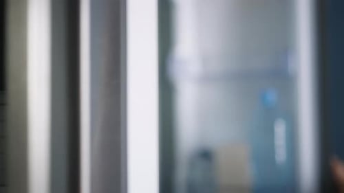 Woman Places Fruit Inside Refrigerator in Home