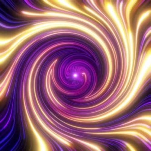 Square Abstract Twirl Background