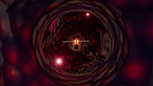 Sumérjase en una vibrante pantalla de luces giratorias y patrones intrincados