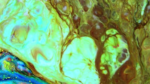 Abstract Fluid Colors Swirling