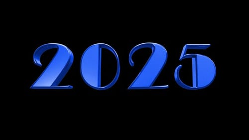 2025 Text Animation Loop