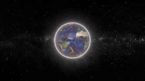 Realistische Animation des Planeten Erde, 2181