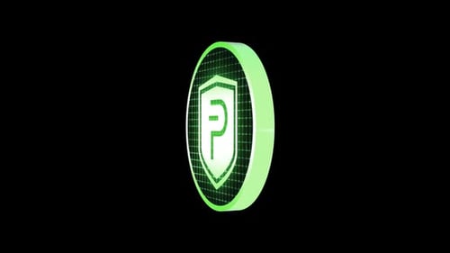 3D Glowing Green Shield Logo Reveal Animation