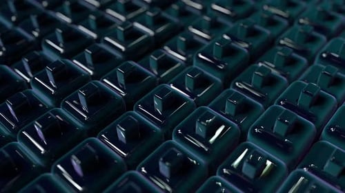 Looped Cube Background Animation