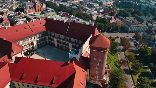 Wawel Royal Castle in Krakow Poland