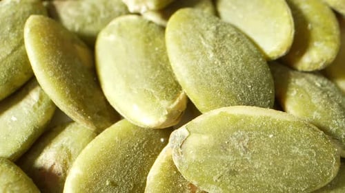Explore the intricate world of green pumpkin seeds.