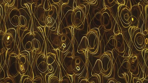 Gold Metallic Smooth Abstraction