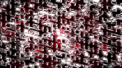 4 K Glass Red Shiny Background Seamless Loop