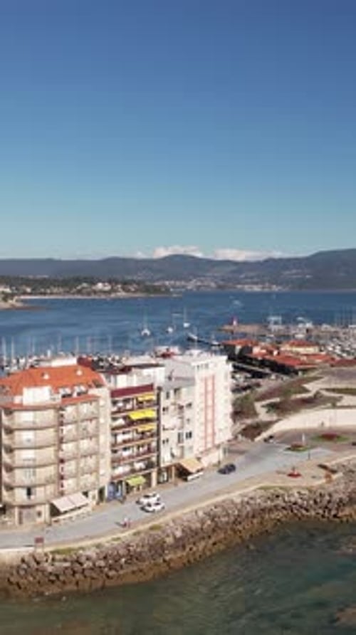 City of Sanxenxo, Spain Vertical Video