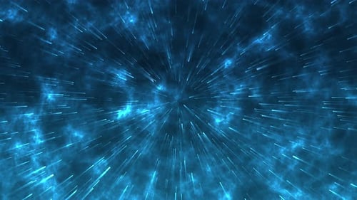 Fondo tecnológico Fondo animado abstracto de partículas brillantes El movimiento de Bright