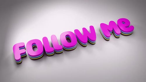 Dynamic Layered 3D Text Title Reveal