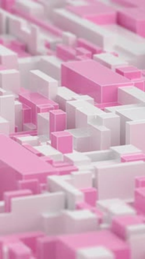 Animated 3D geometric loop background