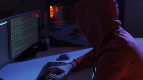 Hackers cyber attack.