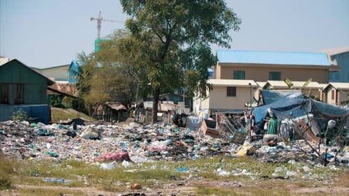 Garbage Dump Plastic Global Warming Planet Earth Home Helpless Trash Polution Hazards Climate Change