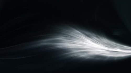 Cool leafy motion strands abstract dark background