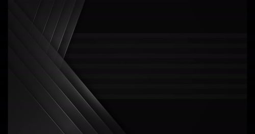 Dark Modern Geometric Layers Logo Reveal Intro