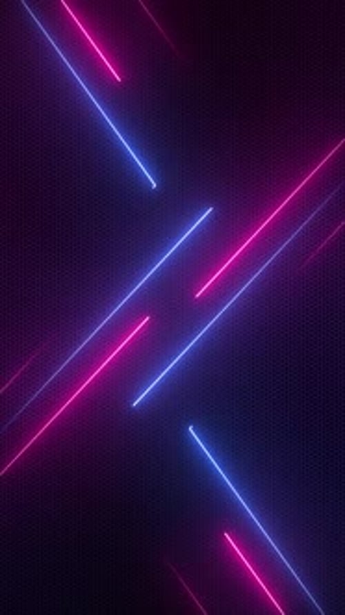 Vertical Video - Neon Gaming Technology Motion Background