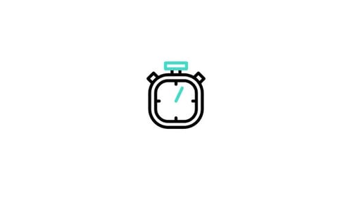 Stopwatch Animated Icon