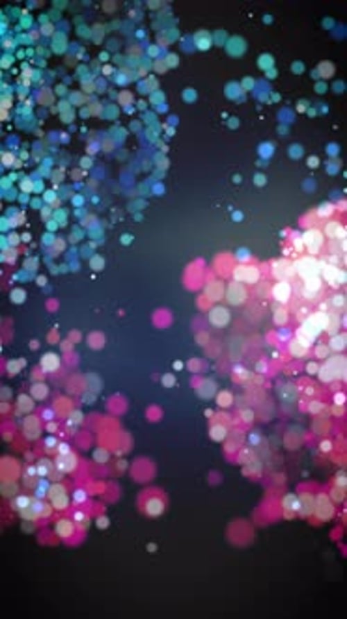 Floating Bokeh Particles Smooth Background Animation
