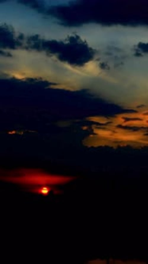 Vibrant Sunrise with Stunning Cloudscape