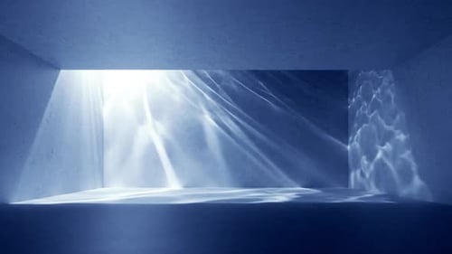 animated 3d water inside the swimming pool