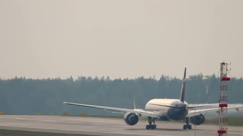 Aufnahme des Passagierfluges