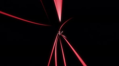 Lighting Stroke Animation. Glowing Line Animation. Loop Animation