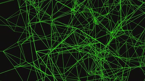 Fundo abstrato do plexo digital e pontos de linhas, conexão de rede, ciência e tecnologia. 5114