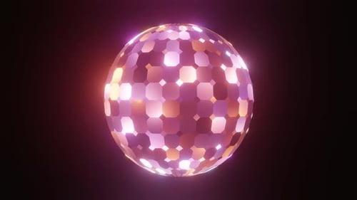 Bola de discoteca retrô