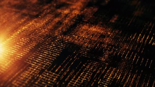 Futuristischer Matrix Nexus Particles Grid-Hintergrund 04