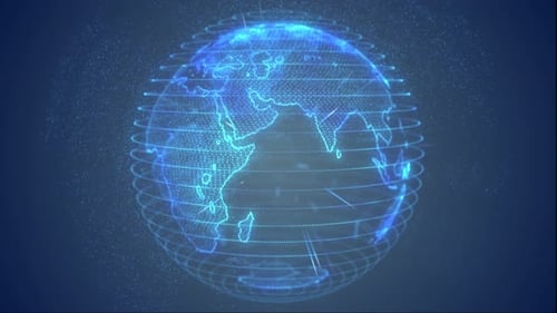 Digital Earth Background Free Market