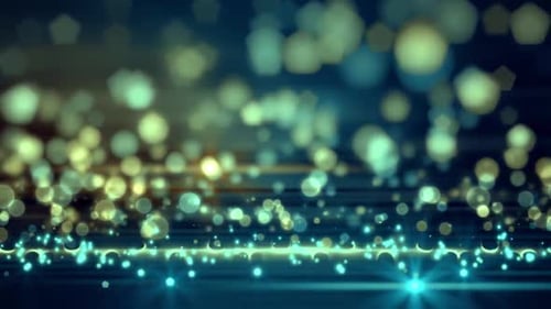 Green Shiny Colours Lights