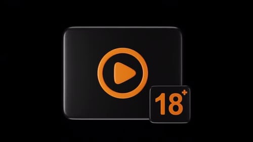 3D Age Restricted 18 Plus Video Icon