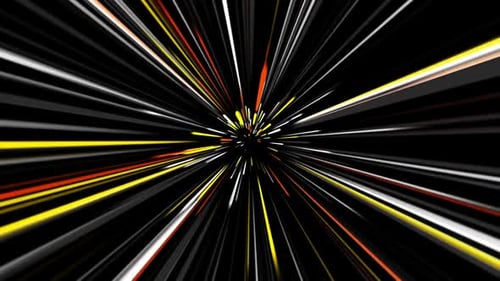 Abstract Speed Neon Light Lines Background Loop