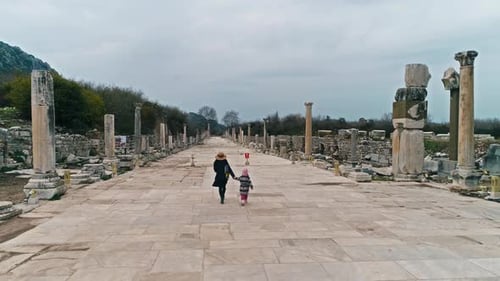 Route du port historique de Selçuk Efes Antik Kenti