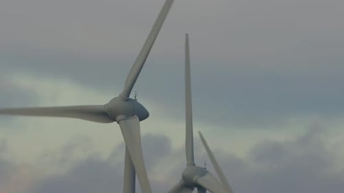 Wind Turbines Generating Clean Renewable Energy