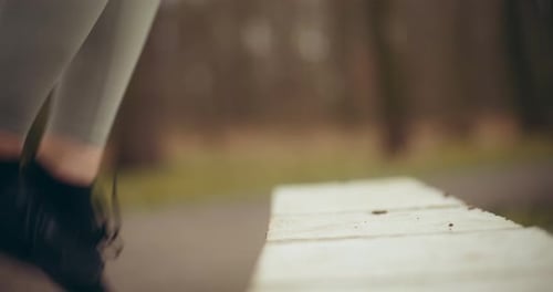 Two Woman Workout Exercising In Park Jogging Fitness