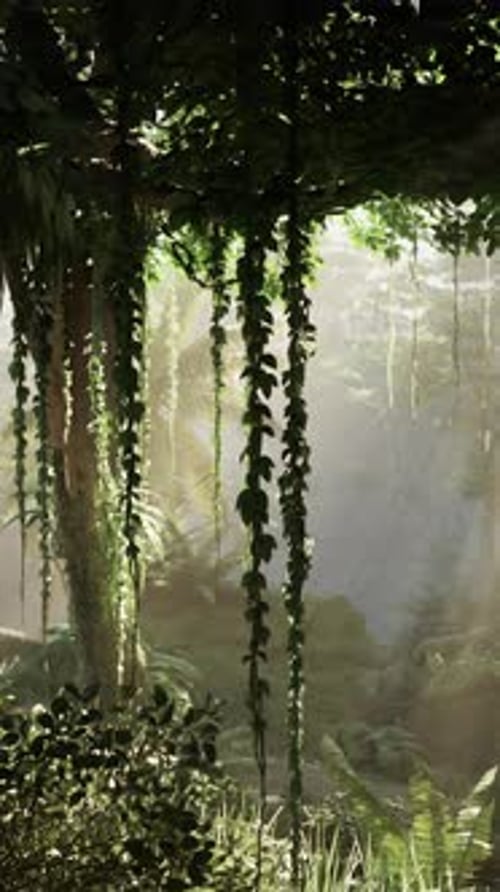 Dense Green Forest Full of Trees