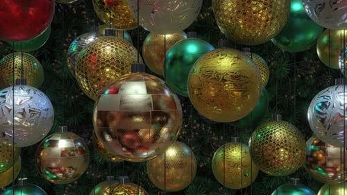 Elegant Christmas Baubles