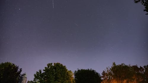 Time lapse of the Night sky.