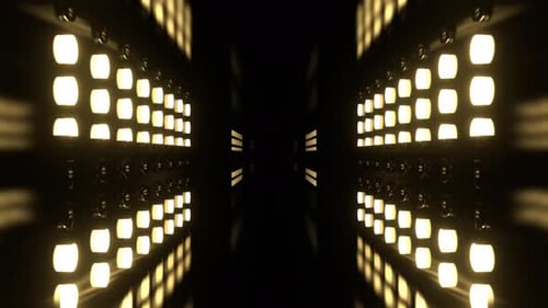 Purple And Yellow Flashing Neon Technochannel Background VJ Loop In 4K