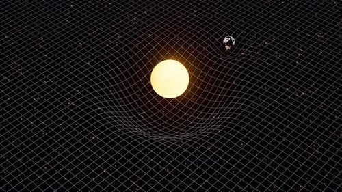 Gravitational Well Simulation of Planet Orbiting Star