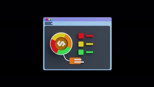 Modern 3D Animated Data Analysis Dashboard