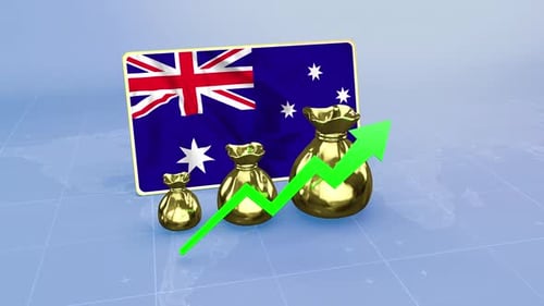 Australia Reserves Growth Economic Data Infographics Graph