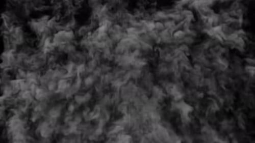 Dark Swirling Smoke Atmospheric Overlay