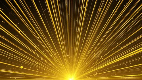 Abstract Golden Light Rays Background for Celebrations