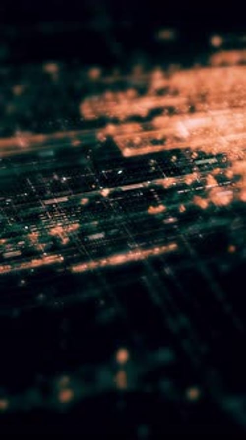 Futuristic Data Matrix Simulation Background 03