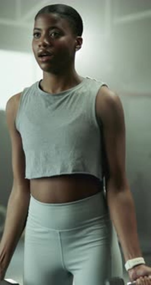 Black woman, fitness or weightlifting with dumbbells for workout, muscle gain or training in gym