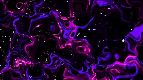 Abstract Pink and Purple Liquid Flowing Motion Background